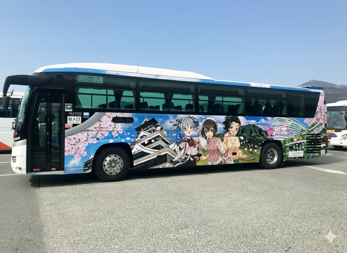 アイドルマスターin熊本ラッピングバス